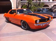 Orange 1969 Camaro SS